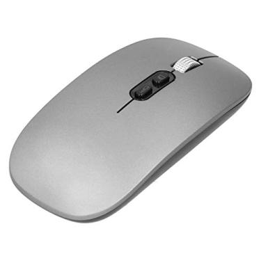 Imagem de Mouse óptico sem fio, mouse ergonômico para jogos Bluetooth 5.0, 3 níveis 800-1600 DPI, 5 botões para PC desktop (cinza escuro)