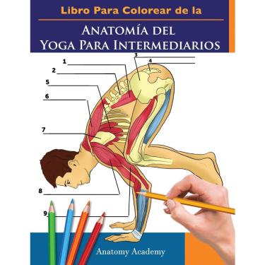 Imagem de Libro Para Colorear de la Anatomía del Yoga Para Intermedia