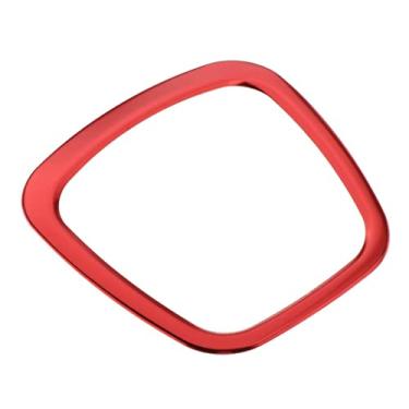 Imagem de Kokiya Car Steering Wheel Center Badge Decor Trim Sticker for A3 A4L B6 8P Q7 Red