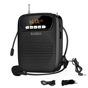 Imagem de Mini amplificador de voz S278 15W portátil recarregável com fone de ouvido, suporta Bluetooth/gravação/rádio FM/MP3 para professores, guias turísticos e mais
