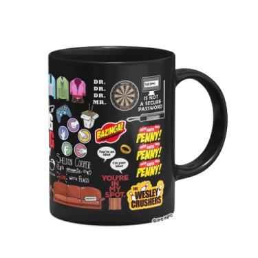 Imagem de Caneca Icons Moments The Big bang theory - Preta
