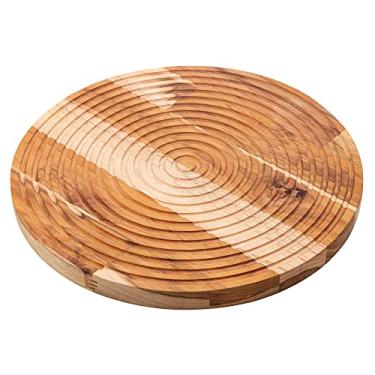 Imagem de Tábua de Madeira Teca 30cm x 30cm x 2cm - Wolff Craft