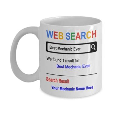 Imagem de Caneca mecânica personalizada, melhor caneca mecânica, caneca mecânica, presentes mecânicos, presente para mecânico, ideia de presente de cesta de natal de aniversário mecânico, caneca mecânica personalizada