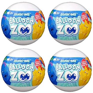 Imagem de Squish Ums Balloon Zoo Blind Capsule - lote com 4