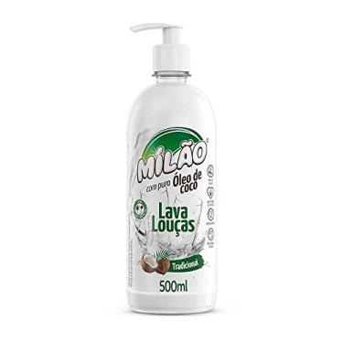 Imagem de LAVA LOUÇAS LÍQUIDO NATURAL C/PURO ÓLEO DE COCO 500ML MILÃO
