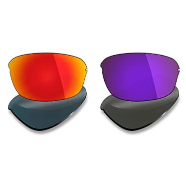 Imagem de Mryok 2 pares de lentes polarizadas de substituição para óculos de sol Oakley Half Wire 2.0 – Opções