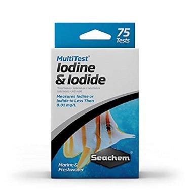 Imagem de Seachem Multitest Iodine & Iodide - Teste De Iodo e Iodeto Para Aquário – 75 testes