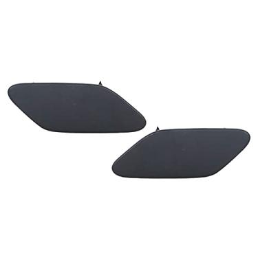 Imagem de JESYMBX Para Volkswagen VW Scirocco R 2015 2016 2017 Par de capas de bocal de pulverização para lavadora de farol de para-choque dianteiro