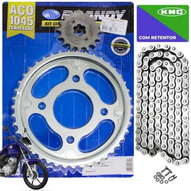Imagem de Kit Relação-Transmissão Cg-Job-Mix-Cargo 150 Brandy + Kmc