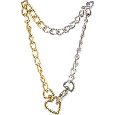 Imagem de Colar Corrente Coração Duplo