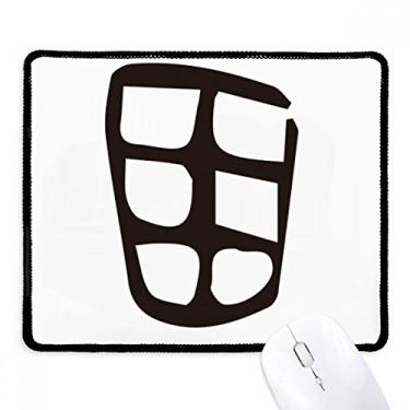 Imagem de Mousepad Tian com inscrição óssea e sobrenome chinês, tapete de borracha para jogos