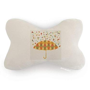 Imagem de DIYthinker Guarda-chuva com estampa de gotejamento para carro, decoração de pescoço, almofada para encosto de cabeça