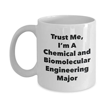 Imagem de Trust Me, I'm A Chemical and Biomolecular Engineering Major Caneca – Chá divertido de cacau quente – Caneca de café divertida – Lindos presentes de formatura para amigos e colegas de classe