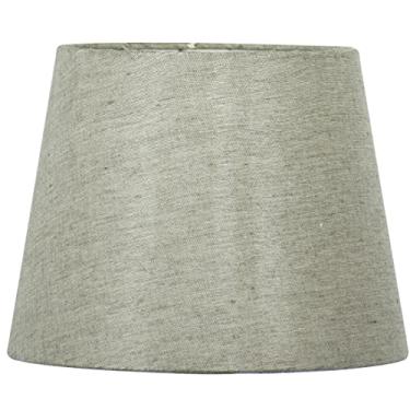 Imagem de Cúpula de Abajur Tecido Cinza Escuro 20x16cm