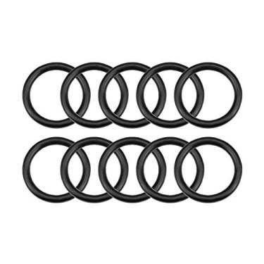 Imagem de Junta de vedação redonda de largura de 1,5 mm de borracha de nitrilo uxcell O-Rings 10 peças, 9.5mmx12.5mmx1.5mm