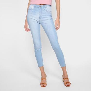 Imagem de Calça Jeans Skinny Polo Wear Cropped Cintura Média Feminina