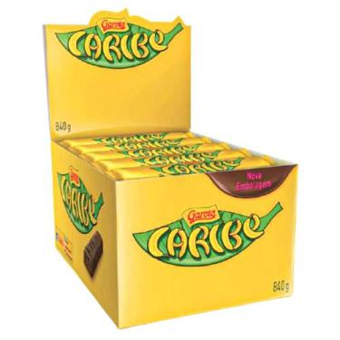 Imagem de Caixa De Chocolate Caribe Garoto - 30 Unidades