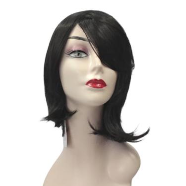 Imagem de Peruca Chanel Wig Com Franja Cabelo Orgânico (#2 (Castanho Escuro))