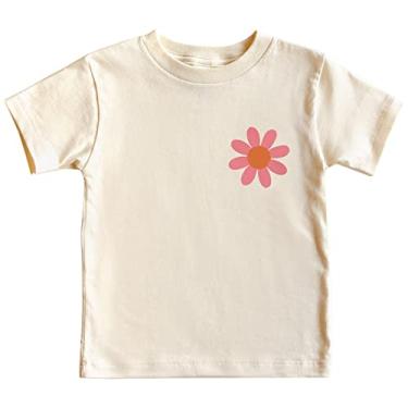 Imagem de Camiseta floral On Moms Last Nerve Engraçada Infantil Meninos Meninas Camiseta Last Nerve Dia das Mães Meninas Arco-íris Crop, Cáqui, 13-14 Years