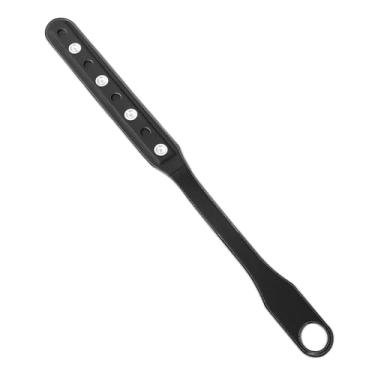 Imagem de Alça de Suporte de Pino de Extremidade de Violoncelo de Couro Com âncora Antiderrapante para Prática e Performance (Preto)