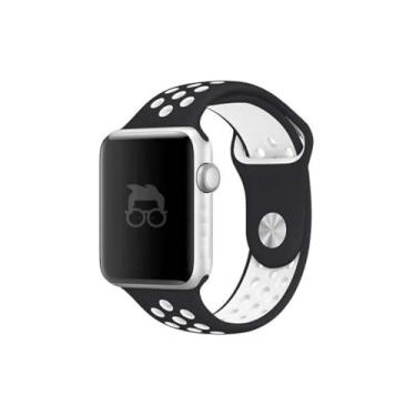 Imagem de Pulseira para Apple Watch 38mm/40mm - Armor Running - Preto e Branco- Gshield