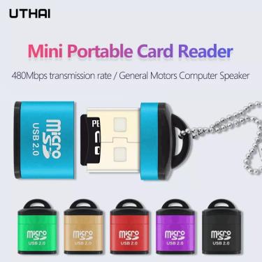 Imagem de UTHAI-CR016 Mini Micro SD Card Reader para o telefone móvel  memória de alta velocidade  TF Card
