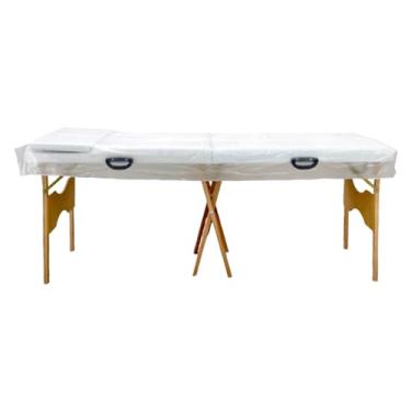 Imagem de Capa Impermeável para Maca Estética Massagem 190x80x12cm Capa de Plástico para Maca Fixa e Dobrável Capa Protetora para Maca Profissional