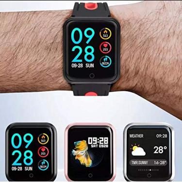 Imagem de Smartwhatch P68 Com Fone I7s Tws de E 2 Pulseiras (Preto Esportivo)