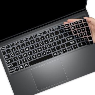 Imagem de Capa de teclado de impressão grande para Dell Inspiron 15 3510 3511 3515 3525 3530 3535 5510 5515 5518 7510, 2025 Dell 15 Laptop DC15250 DC15255 15.6 , Vostro 3 510 3520 3530 5510 5515 15.6, Latitude