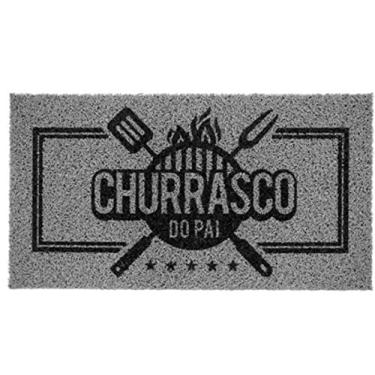 Imagem de Tapete Vinil Super Print Churrasqueira Ouro 40cmx75cm Kapazi