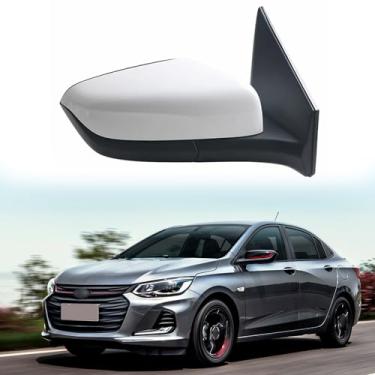 Imagem de Espelho lateral do passageiro adequado para Chevrolet Onix 2020, 2021, 2022, 2023, 2020, 2023, conjunto de espelho lateral, retrovisor, lente elétrica ajustada
