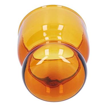 Imagem de GOWENIC Copo de vidro resistente ao calor de alto borossilicato adequado para leite, cerveja, café, malte, chá, uísque (marrom)