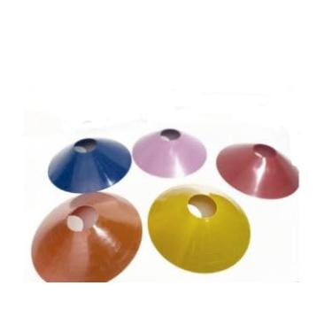 Imagem de Kit 10 Cone Disco Tartaruga Chapéu Chines para Treinamento Funcional Cross Fit