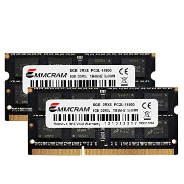 Imagem de EMMCRAM 16GB (8GBx2) PC3L-14900S DDR3L Laptop RAM DDR3 1866MHz 1867mhz SODIMM 1,35V Non-ECC Unbuffered 204Pin Notebook Memory