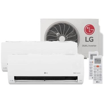 Imagem de Ar Condicionado Bi-Split LG Dual Inverter Voice +IA 16000 BTUs 1x9000 1x12000 220V Frio S32Q16SA212.EB2GAM1