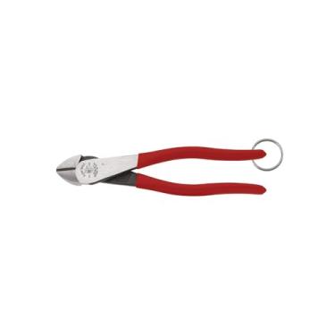 Imagem de Klein Tools Alicates D228-8TT, alicate de corte diagonal com design de alta alavancagem e anel de amarração, 20 cm