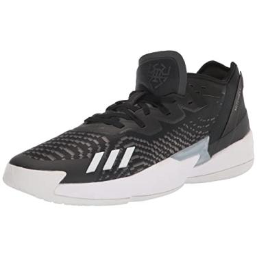 Imagem de adidas Tênis de basquete unissex D.o.n. Issue 4, Core Black/Ftwr Branco/Carbono, 38