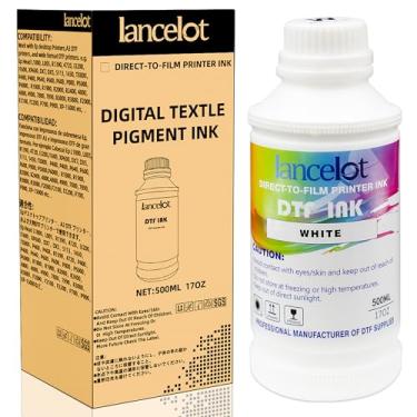 Imagem de Lancelot Tinta premium DTF 500 ml - tinta de transferência de filme PET vibrante e durável para impressora DTF, impressoras Epson ET-8550, XP-15000, L1800, L805, R1390, R2400 para impressão por