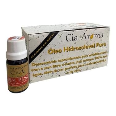 Imagem de META ATACADO, Kit Box 10 Óleos Hidrossolúvel 10ml - Escolha o seu Aroma Cor:Floral Rescue