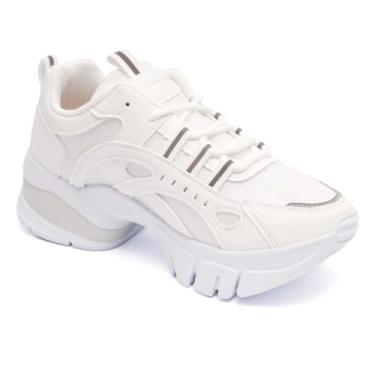 Imagem de Tenis Ramarim Feminino Chunky Plataforma Casual Original (Branco, BR, Adulto, Numérico, 34)