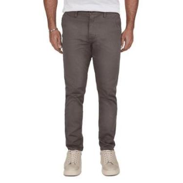 Imagem de Calça Sarja Masculina Lado Avesso Rodrigo Cinza - LH17-Masculino