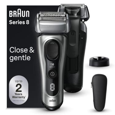 Imagem de Barbeador elétrico Braun Series 8 8517s para homens molhados e secos