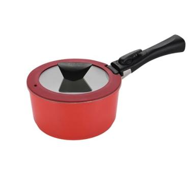 Imagem de Conjunto de panelas de cerâmica antiaderente removível para panquecas de ovos, frigideira para bife, panelas para cozinhar presunto, cafeteira para café da manhã, panela de indução, R 18CM