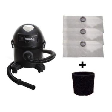 Imagem de Kit 3 Sacos Descartável Aspirador Pó Lavor Wash Power Duo + Filtro Mot
