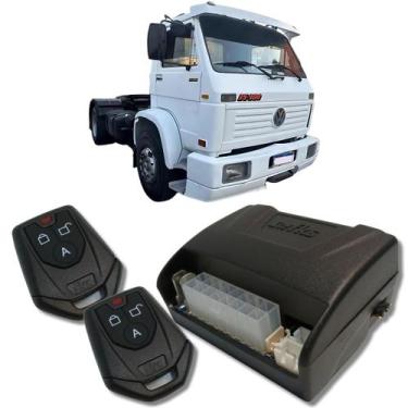 Imagem de Alarme caminhões auto 12v e 24v fks fk902 2 controles linha pesada cor
