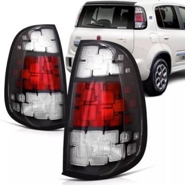 Imagem de Par Lanterna Traseira Uno Evo Attractive Way Vivace Sporting 2015 2016 2017 2018 2019 2020 2021