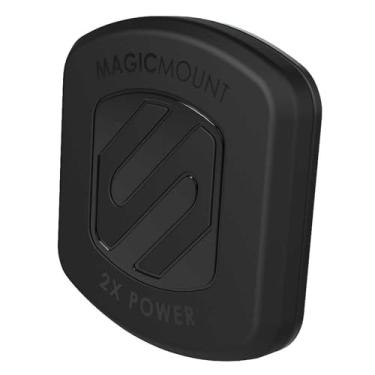 Imagem de Scosche MAGTFM2 MagicMount XL Suporte magnético universal para telefone, suporte de borracha antiderrapante para painel de carro, dispositivos grandes, para carro, casa, escritório, preto