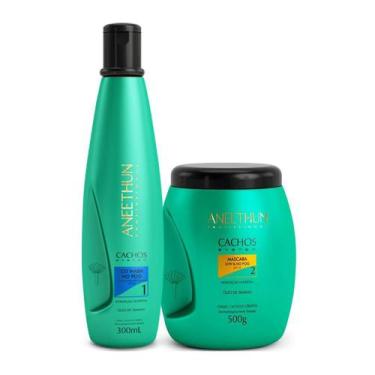 Imagem de Aneethun Cachos Kit Co Wash 300ml + Máscara 500g