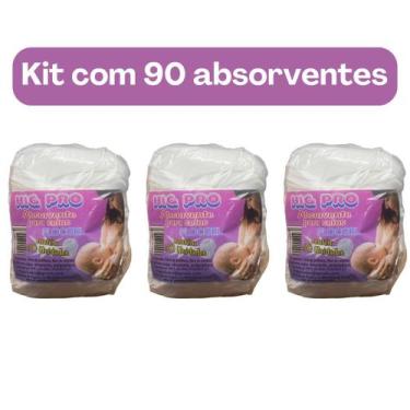 Imagem de Kit 3 Absorvente De Seios Hig pro com 30 Unidades cada DIA E NOITE