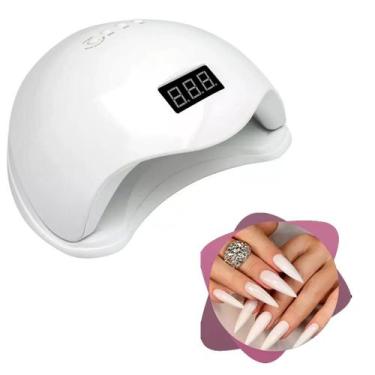 Imagem de Unha Bivolt Secador Esmalte Branco Secagem Secadora - RELET